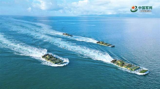 美国务卿布林肯称，同意美国情报单位评估，中国大陆2027年前将具备武力攻台能力。中共解放军登陆抢滩作战演习。（中国军网）