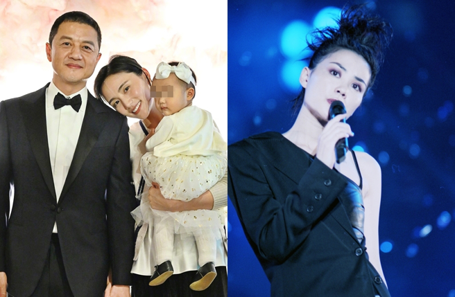 王菲前夫李亚鹏近来庆祝女儿一周岁。（图／翻摄自一号立井微博；中时资料照片）