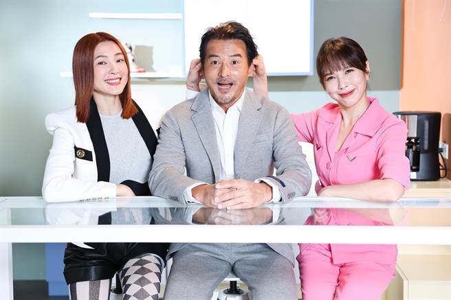 曾佩瑜（左起）、李铭顺、天心合体宣传《做工的人 电影版》。（陈俊吉摄）