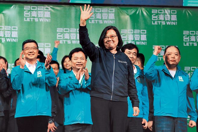 民进党不分区立委席次 党内高层：蔡英文817万票是不太容易超越的天花板。资料照