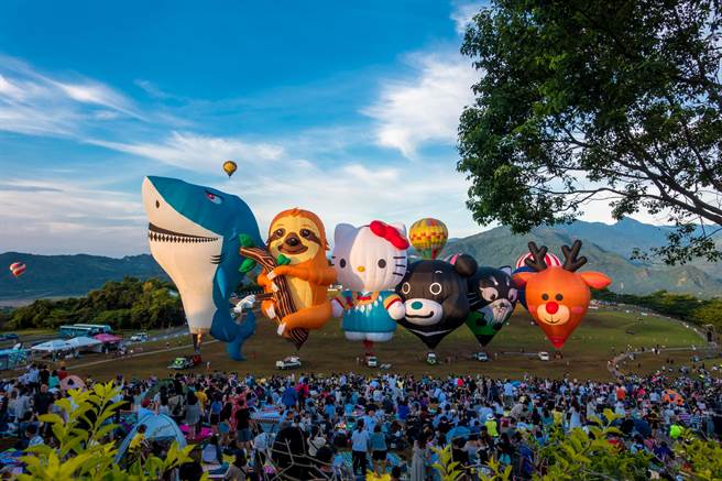 台湾国际热气球嘉年华时程出炉。（台东县政府提供／蔡旻妤台东传真）