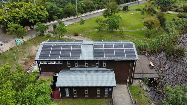 台北市环保局耗费半年、斥资419万余元，在南港山水绿生态公园打造「创能、储能示范场域」。（北市环保局提供）