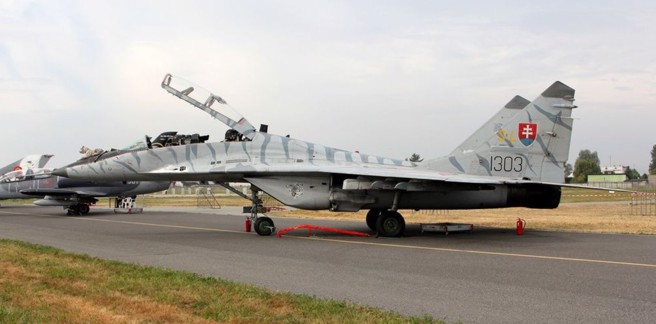 斯洛伐克的MiG-29战机。(图/斯洛伐克空军)