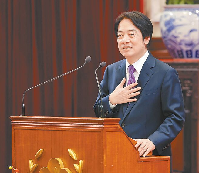 民进党中执会审查通过赖清德资格，将于4月12日公告提名赖清德参选2024总统大选。（总统府提供）