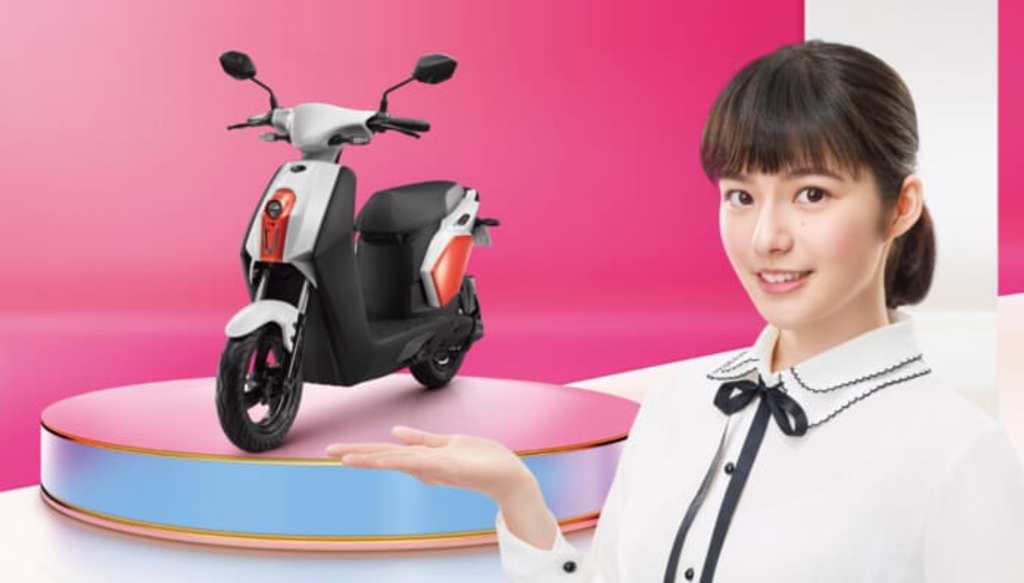 KYMCO受國家發展委員會與台北市電腦公會邀請展出「庶民電動車」，光陽舞風MINT、酷騎COZY（見圖）兩款微型電動二輪車。（KYMCO提供）