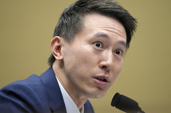 短影音分享应用程式（App）TikTok执行长周受资。(图/美联社)