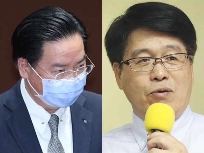 外交部长吴钊燮（左）任内断交6国，被台湾民意基金会董事长游盈隆讽刺是「习惯成自然」。（合成图／资料照）