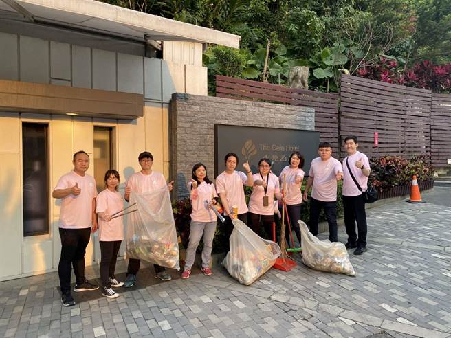 【守护丹凤－净山运动】大地净山团。（大地酒店提供）