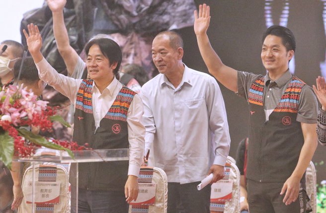 副总统赖清德、台北市长蒋万安出席112年全国原住民族运动会开幕典礼。（杜宜谙摄）