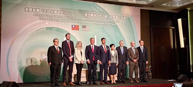外交部今举行美国前白宫国安顾问、全球台湾研究中心（GTI）「美台关系工作小组」主席欧布莱恩（Amb. Robert O'Brien）访团记者会（邱新博摄）