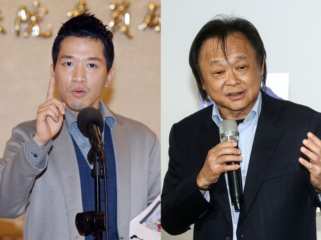 民进党台北市议员王世坚(右)登记北市立委第二选区，正式挑战现任同党立委何志伟(左)。(合成图/中时资料照)