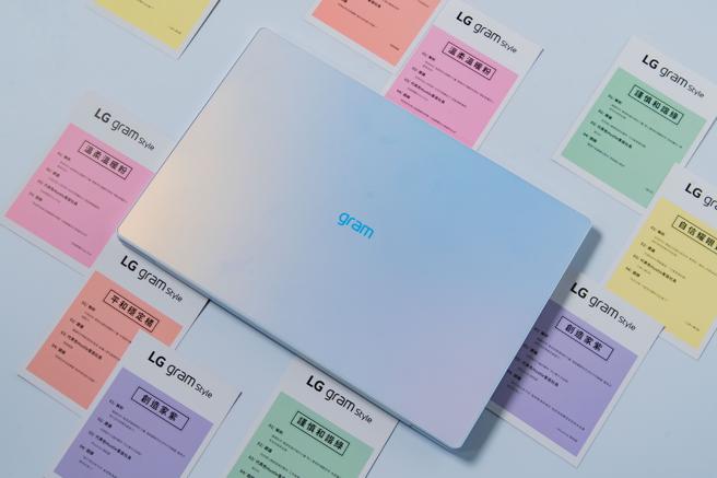 LG gram Style笔电诉求效能与外型兼具，（LG提供）