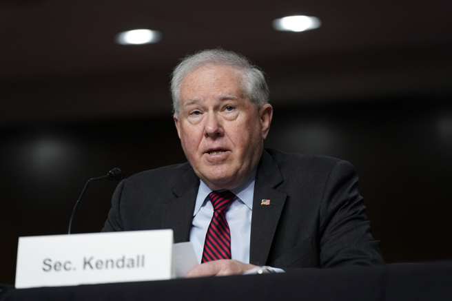 美国空军部长肯德尔（Frank Kendall）。（美联社资料照片）