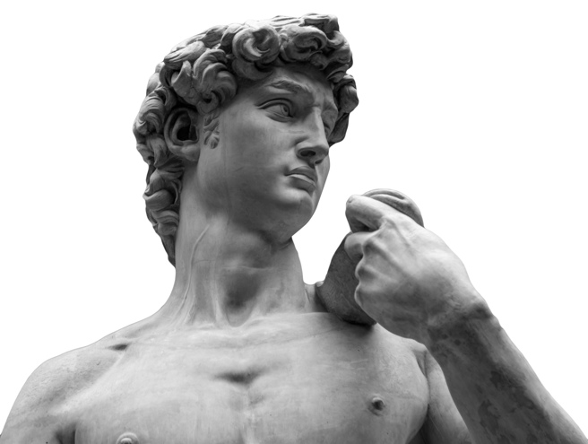 到底多大年纪才适合看文艺復兴艺术传世杰作「大卫像」，见仁见智。（图／Shutterstock）