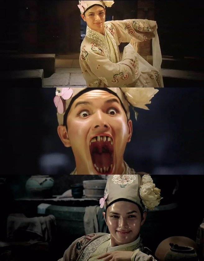 片场中陈炳强意外被周星驰相中。（图／撷取自微博）