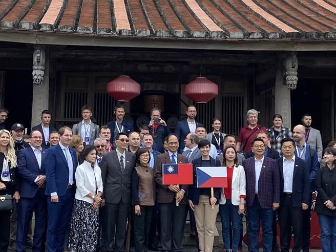 捷克眾议长艾达莫娃珍惜与台湾的关系。（吴佩蓉摄）