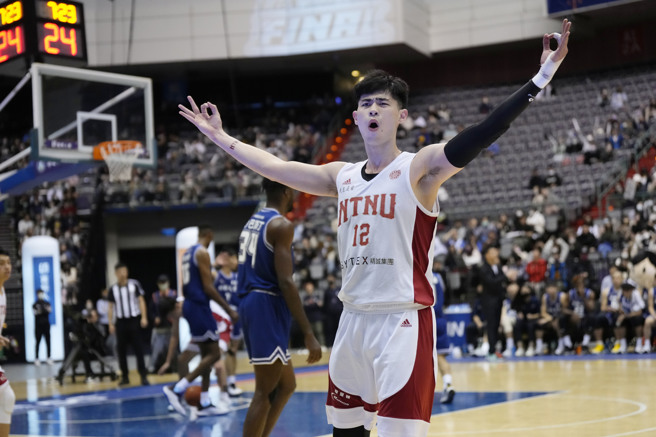 台师大林信宽本季展现的外线火力，让各队防守上不敢大意。（大专体总提供）