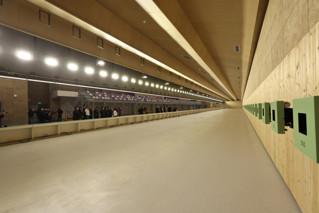 杭州亚运射击10公尺手枪预赛场地。（中华奥会提供）