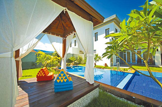 日晖国际渡假村的VILLA区拥有许多不同迷人风格的房型。（日晖国际渡假村提供）