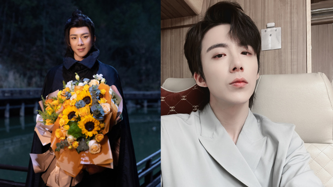 大陸男星劉宇寧被狗仔爆料曾瞞婚生子，稍早開直播做出回應。（圖／微博@劉宇寧）