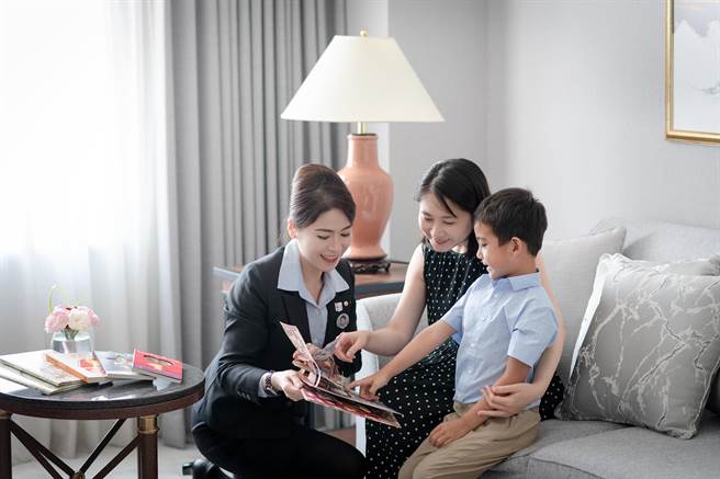 漢來飯店推出入住專案享受親子閱讀時光。（柯宗緯翻攝）