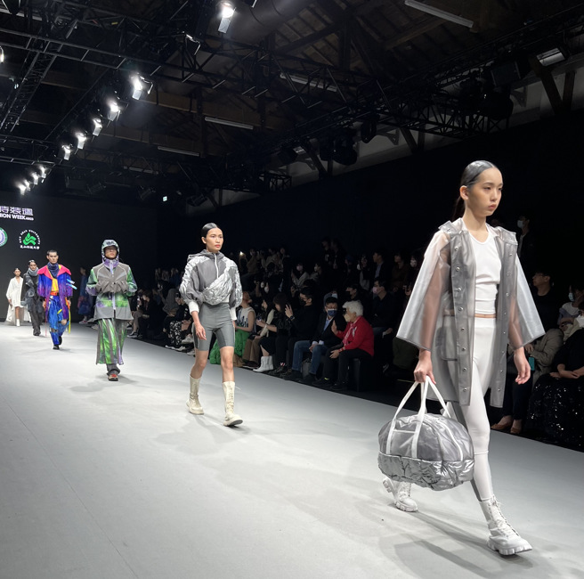 岭东科技大学学生作品。(摄/王雅芬)