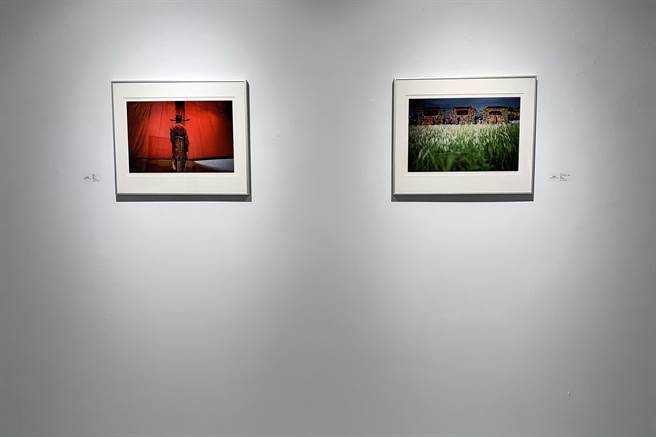 《[1M²]的风景》展场。图为曾敏雄展出作品。（邓博仁摄）