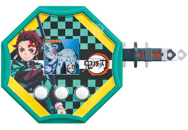 新光三越funbox鬼滅之刃劍士之道電子機，特價1599元（67折）。（新光三越提供）