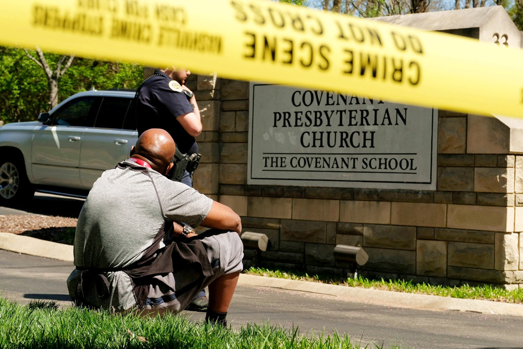 美国田纳西州私立基督教学校圣约学校（The Covenant School）27日发生枪击，酿成6人死亡。（图／路透社）(photo:ChinaTimes)