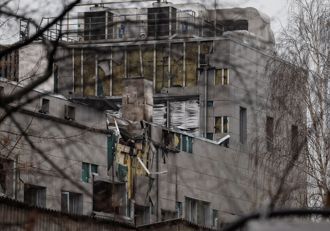 烏克蘭宣稱在基輔擊落無人機 殘骸引發商店火警