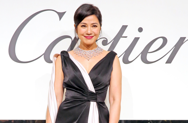 锺楚红昨被媒体拍到来台吃火锅。（图／中时资料照片）