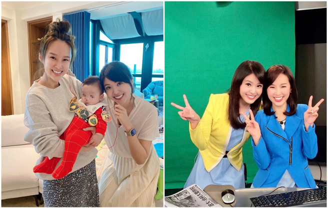 陈柔安探视张龄予母子，被网友关心何时当妈。（图／FB@陈柔安）