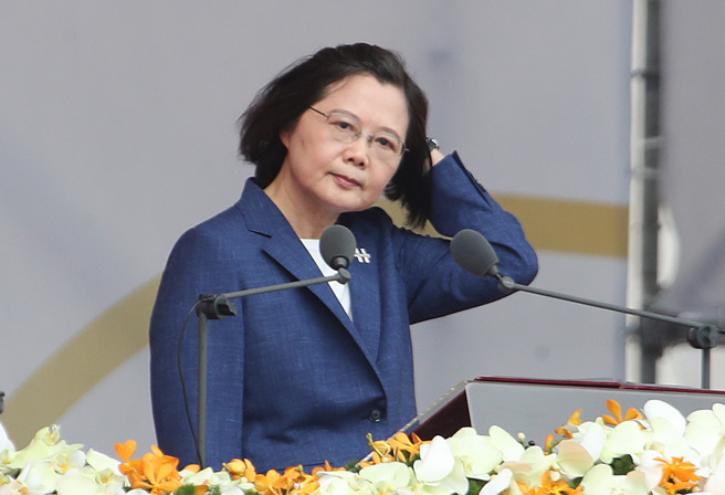 接见日本侨界访团，总统：台湾未来参与区域经贸脚步越来越快，盼继续在日发挥影响力。总统蔡英文。（资料照／郑任南摄）