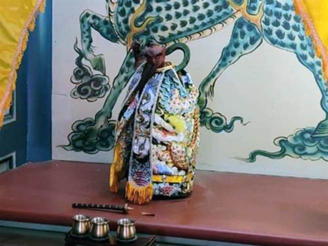 台南市中西区台湾祀典武庙内供奉的王天君神像。（读者提供／洪荣志台南传真）