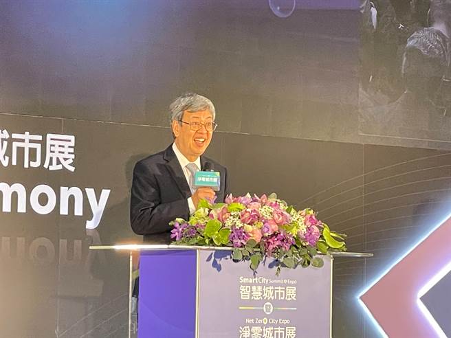 行政院长陈建仁。（蔡佩珈摄）