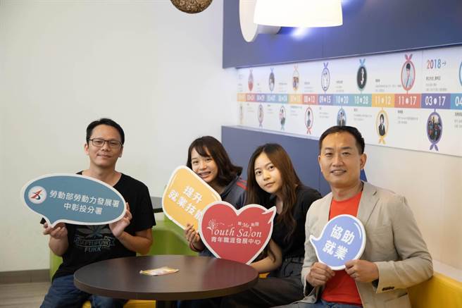 中彰投分署青年职涯发展中心多管道协助青年求。(中彰投分署提供)