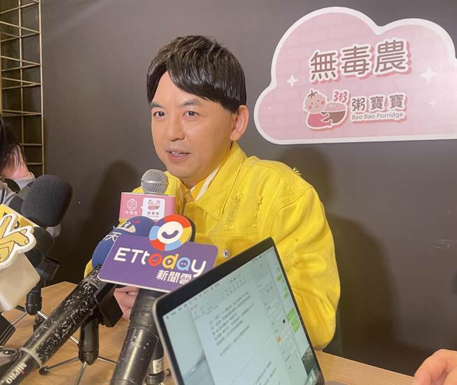 黄子佼今聊到如果牵女儿举办婚礼时，一时情绪涌上眼眶泛红。（池宗玲摄）