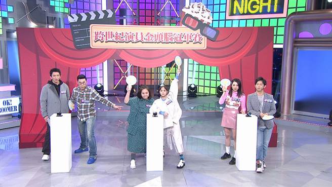 《综艺大热门》特别企划「挑战经典夯剧」黄尚禾（左起）、马力欧、锺欣凌、黄姵嘉、阿喜、顏正国。（好看娱乐提供）