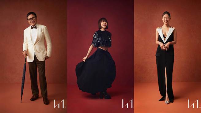 许冠文（左起）、林明祯、余香凝等入围者的照片今日公开。（香港电影金像奬提供）