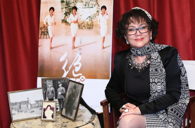 冯宝宝2014年曾来台参加林黛的「绝美影展」开幕。（图／本报系资料照）