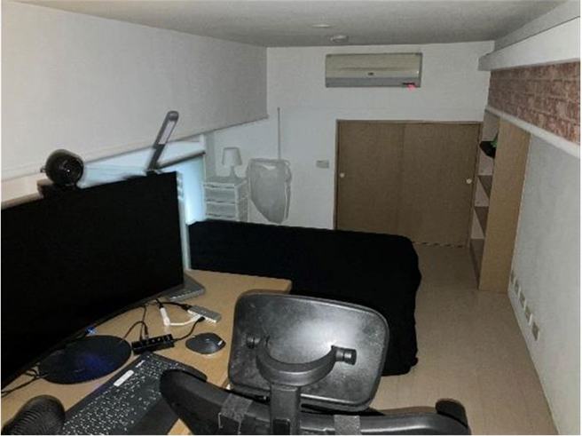 北市观传局表示，今年迄今已裁处非法经营的旅馆业共47件，裁罚金额共计516万元。图为观传局查获的信义区日租套房，涉及违建。（北市观传局提供／张芷瑜台北传真）