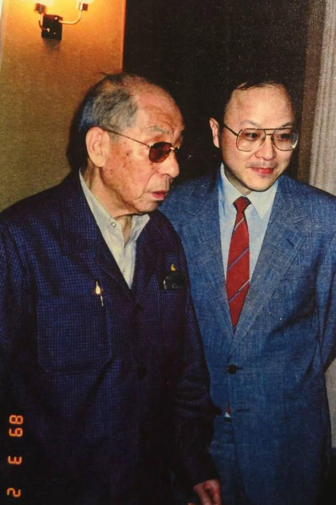 圖為郭冠英與張學良（右）。（圖／郭冠英提供）