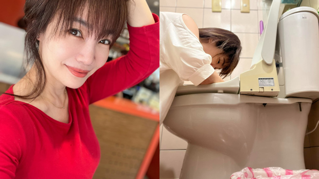 萧彤雯近日肠胃不适就医。(图/萧彤雯 FB)