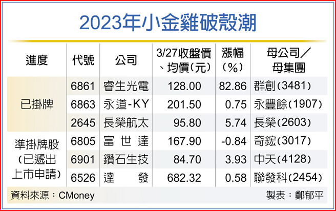 2023年小金鸡破壳潮