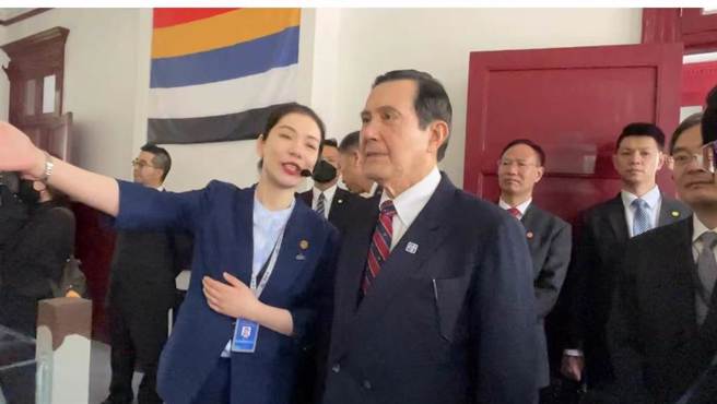 馬英九昨下午參觀南京總統府。（中時資料照，藍孝威攝）