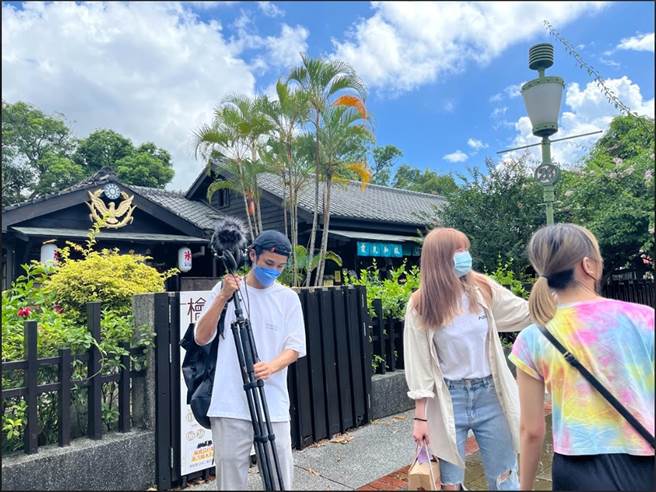 嘉义市第三届有事青年行动团队透过声音录制，制作声景地图。（嘉义市政府提供／廖素慧嘉市传真）