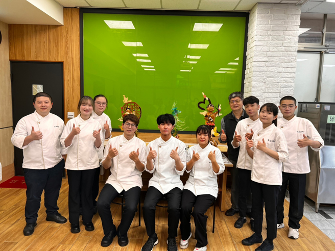 中臺科大烘焙选手团。(照片/中臺科大提供)