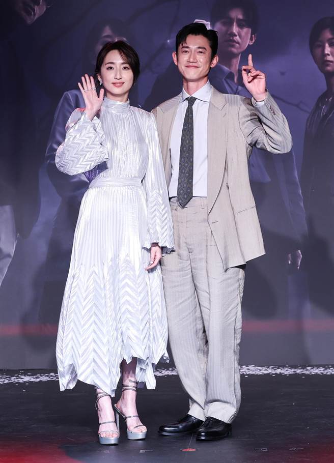 柯佳嬿、吴慷仁在《模仿犯》首度合作对戏。（陈俊吉摄）