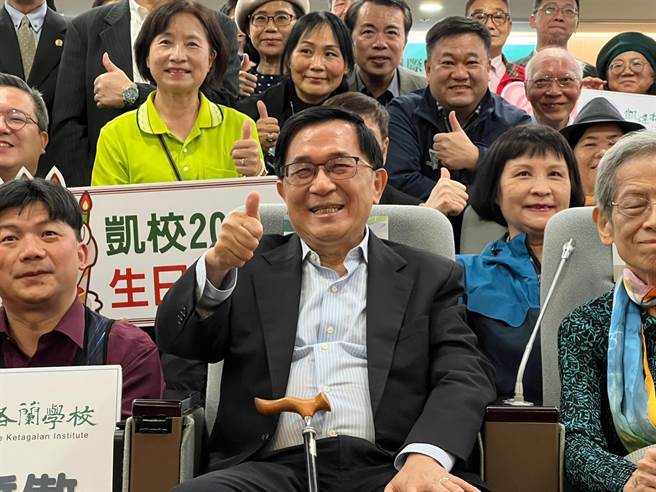 被问到明年总统大选比较看好赖清德还是侯友宜，陈水扁未正面回覆，仅说「我怎么知道，我才一票而已」。（李奇叡摄）