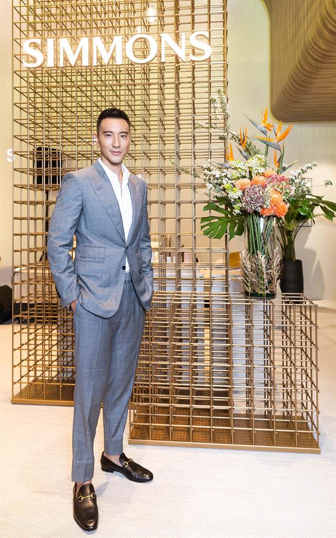 王阳明出席品牌活动，分享家中床上小故事。（SIMMONS席梦思提供）